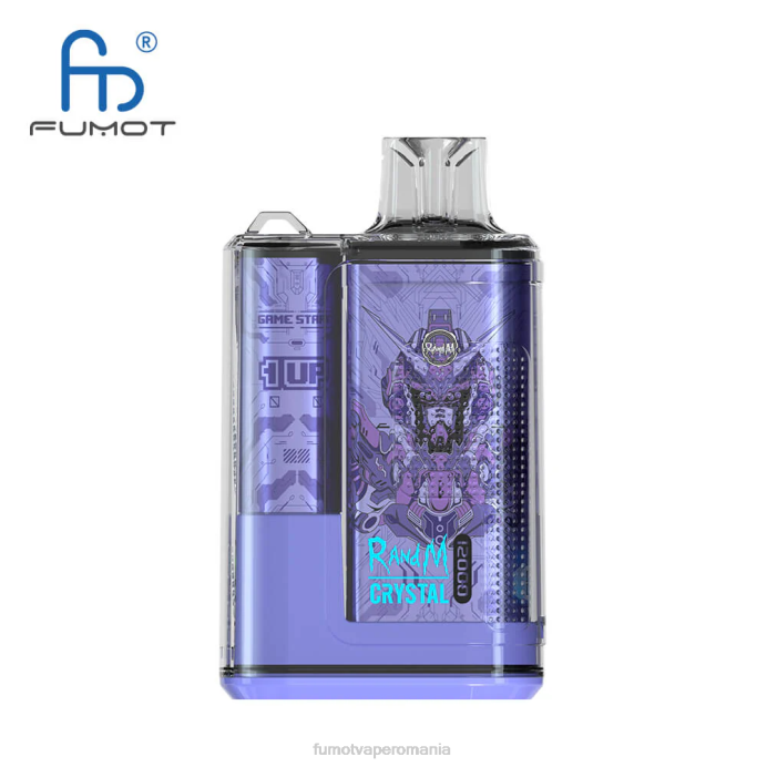 Fumot Discount Code - Fumot Crystal 1 bucată - 12000 cutie de vape de unică folosință 20ml V26X269 kiwi guava fructul pasiunii