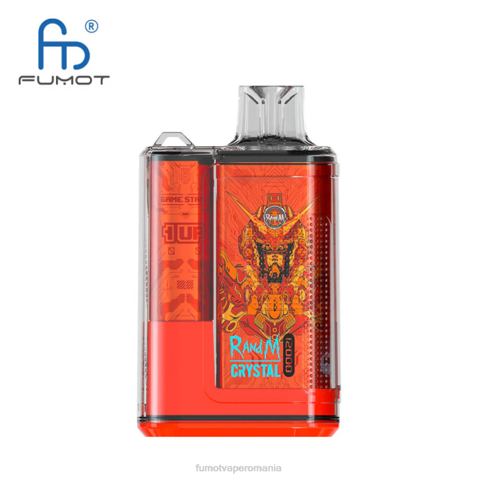 Fumot Vape Price - Fumot Crystal 12000 cutie de vape de unică folosință - 20 ml (1 bucată) V26X253 explozie de fructe de mere