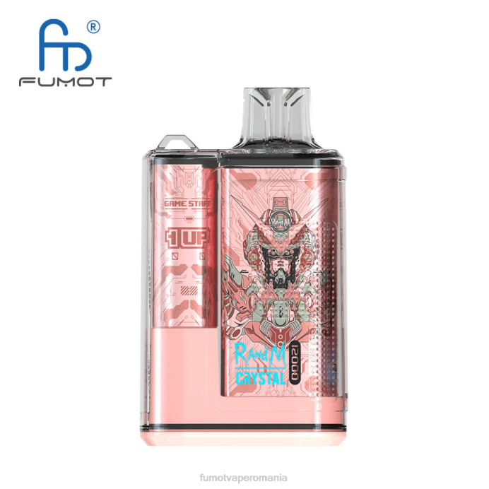 Fumot Vape Price - Fumot Crystal 12000 cutie de vape de unică folosință - 20 ml (1 bucată) V26X253 explozie de fructe de mere