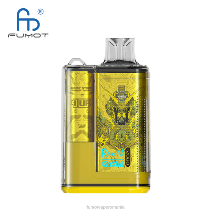 Fumot Vape Price - Fumot Crystal 12000 cutie de vape de unică folosință - 20 ml (1 bucată) V26X253 explozie de fructe de mere