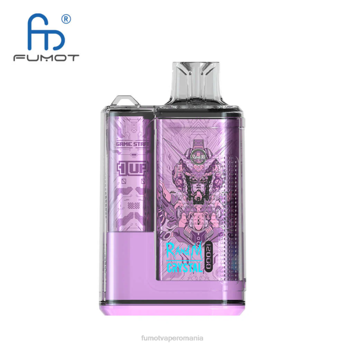 Fumot Vape Price - Fumot Crystal 12000 cutie de vape de unică folosință - 20 ml (1 bucată) V26X253 explozie de fructe de mere