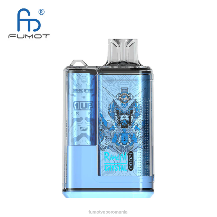 Fumot Vape Price - Fumot Crystal 12000 cutie de vape de unică folosință - 20 ml (1 bucată) V26X253 explozie de fructe de mere