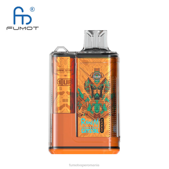 Fumot Vape Price - Fumot Crystal 12000 cutie de vape de unică folosință - 20 ml (1 bucată) V26X253 explozie de fructe de mere