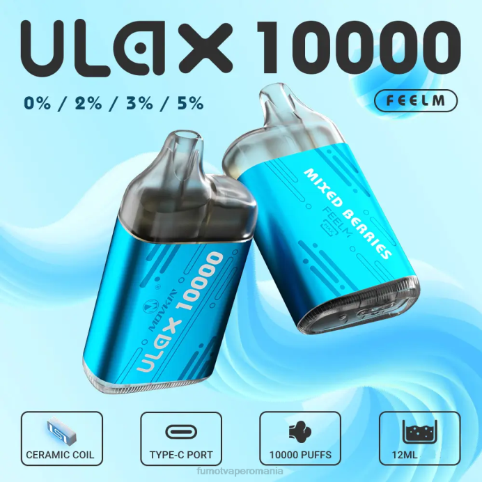 Fumot Discount Code - Fumot Movkin Ulax 10000 capsule de vape de unică folosință - 12 ml (1 bucată) V26X309 ursulet de guma