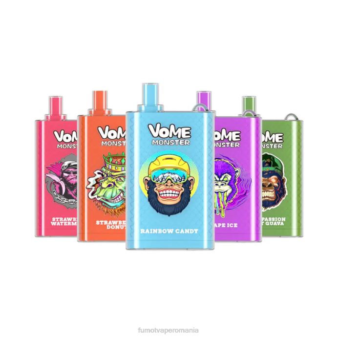 Fumot Vape Flavors - Fumot Vome Monster 10000 dispozitive de vaporizare de unică folosință - 20 ml (1 bucată) V26X427 cola veselă