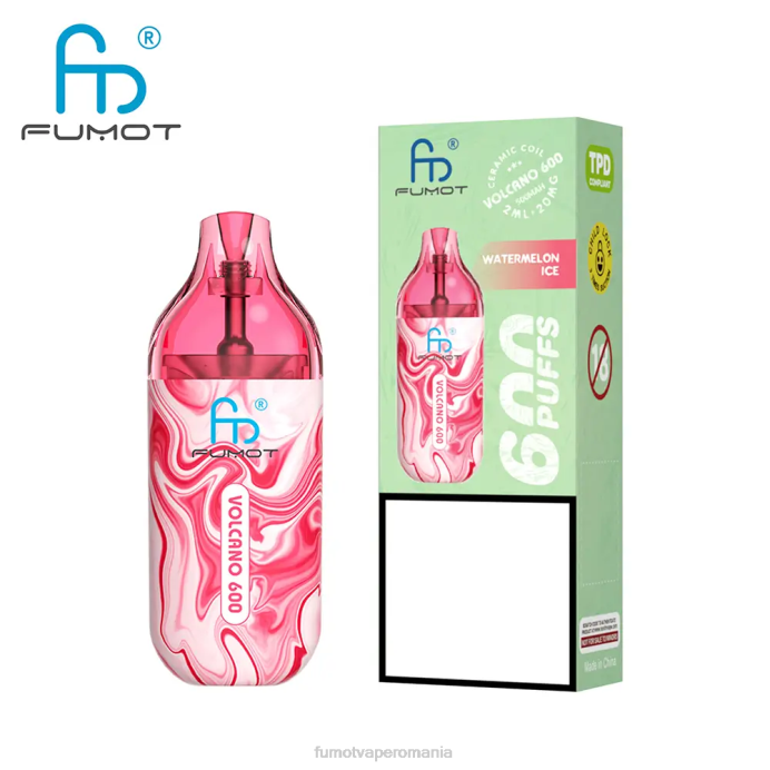 Fumot Discount Code - Fumot Volcano Vaporizator de unică folosință compatibil cu 600 tpd - 2 ml (set de 3 bucăți) V26X289 ursulet de guma