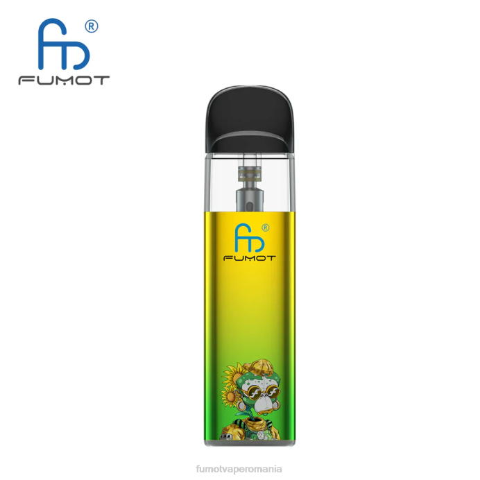 Fumot Vape Romania - Fumot Dazzle Lite Kit de vapoare gol compatibil cu tpd (1 bucată) V26X551 verde-violet