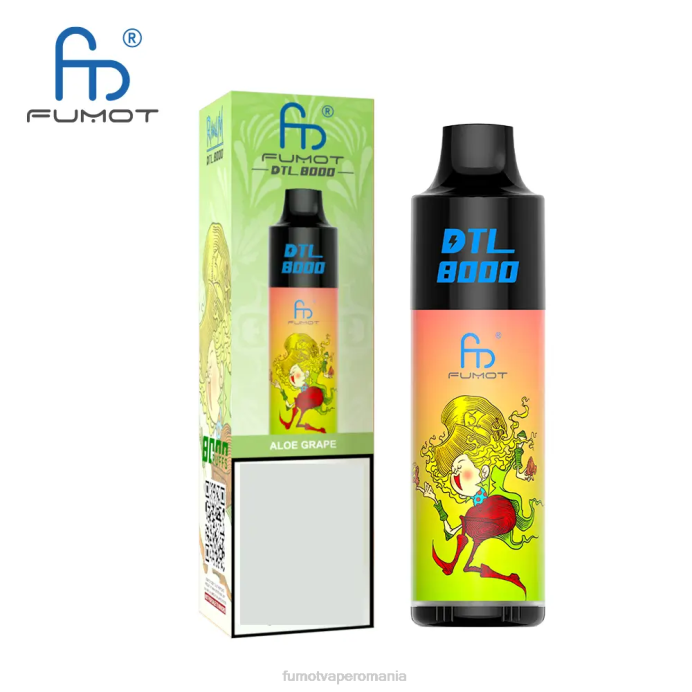 Fumot Discount Code - Fumot DTL 8000 stilou vape de unică folosință - 16 ml (1 bucată) V26X419 guava kiwi