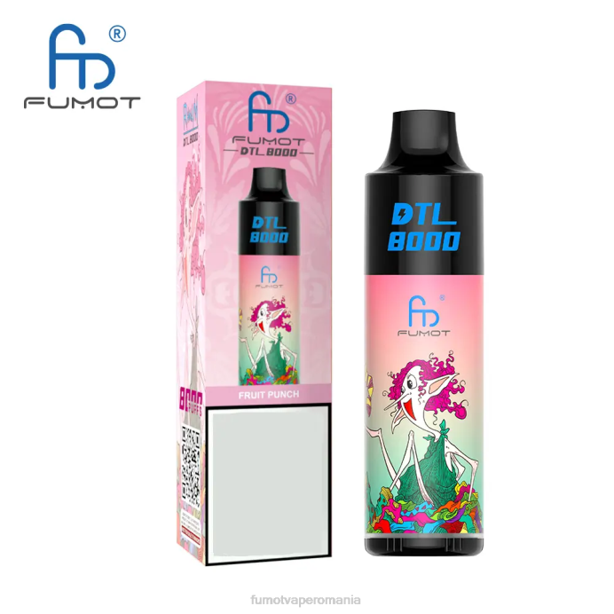 Fumot Discount Code - Fumot DTL 8000 stilou vape de unică folosință - 16 ml (1 bucată) V26X419 guava kiwi