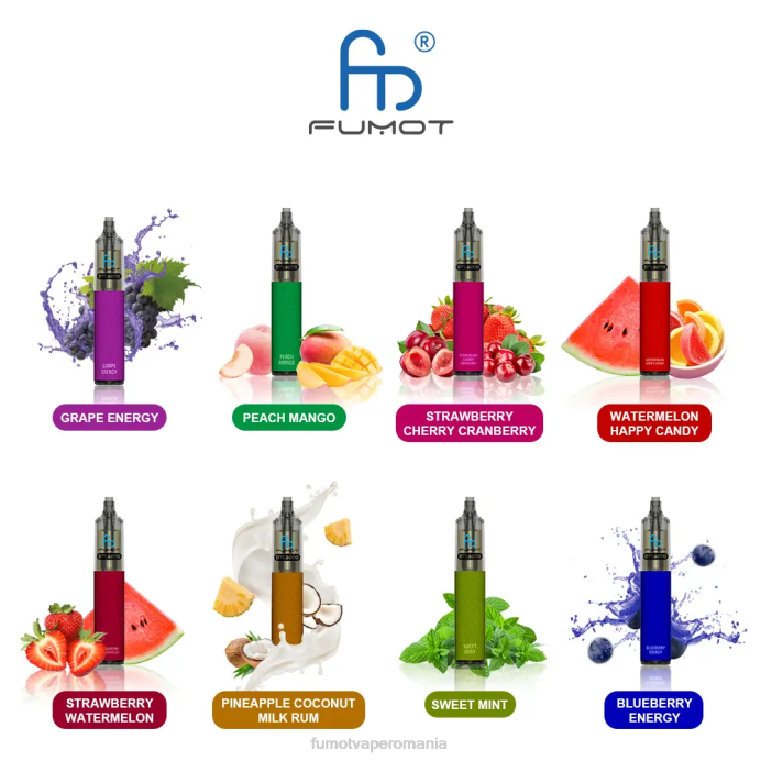 Fumot Discount Code - Fumot DTL stilou vape de unică folosință 9000- 18 ml (1 bucată) V26X369 lămâie albastră zmeură