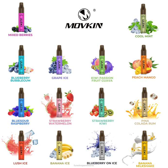 Fumot Discount Code - Fumot Movkin Ulax 6800 vape de unică folosință, bobină ceramică - 8ml (1 bucată) V26X319 afine pe gheață