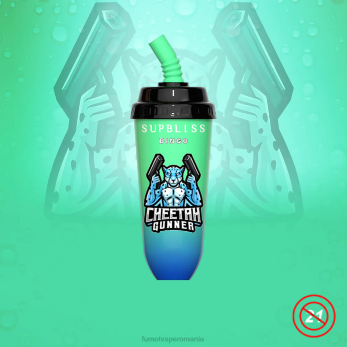 Fumot Discount Code - Fumot Supbliss Bingo 16 ml 8000 dispozitiv de vaporizare de unică folosință (1 bucată) V26X409 mango cu capsuni