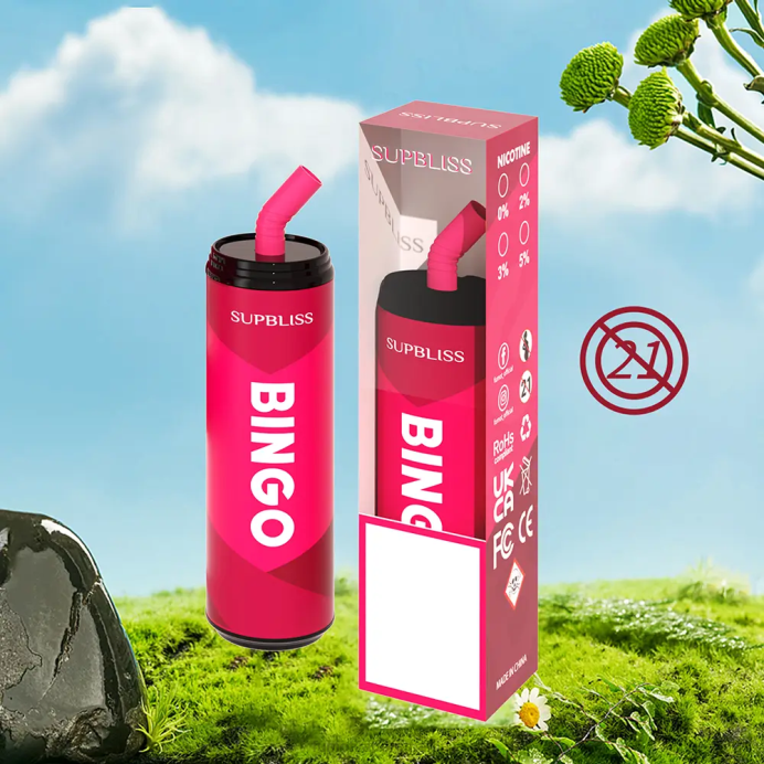 Fumot Discount Code - Fumot Supbliss Bingo 9000 stilou vape de unică folosință (1 bucată) - 18 ml V26X469 gheață de struguri