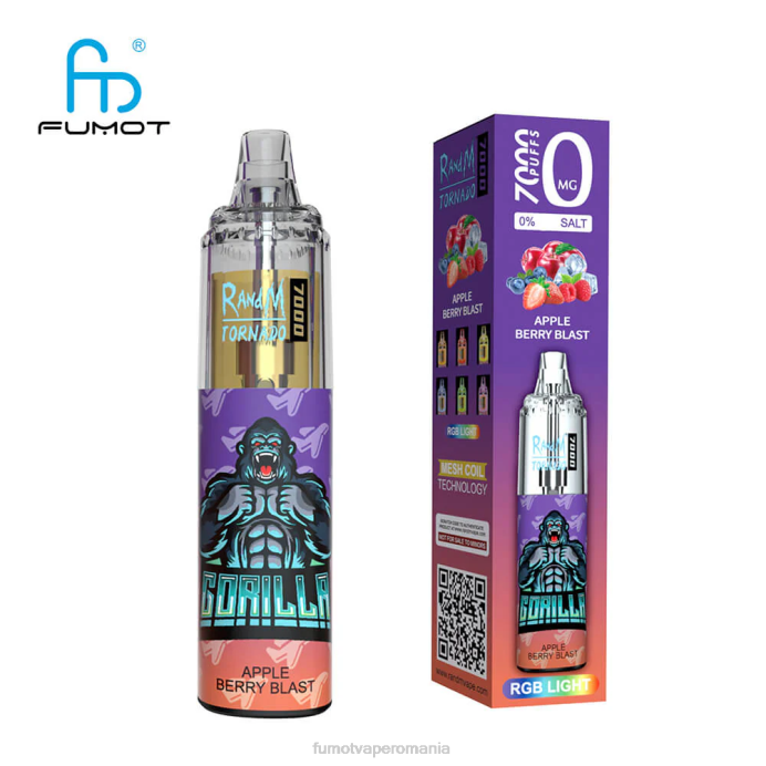 Fumot Discount Code - Fumot Tornado 0% 7000 14 ml stilou de unică folosință (1 bucată) V26X519 înghețată pe băț