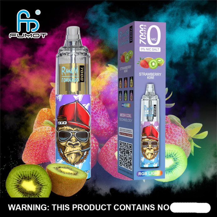 Fumot Discount Code - Fumot Tornado 0% 7000 stilou vape de unică folosință - 14 ml (1 bucată) V26X499 milkshake de banane